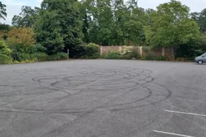 Anti-social drivers cause misery with ‘doughnuts’ in village car park