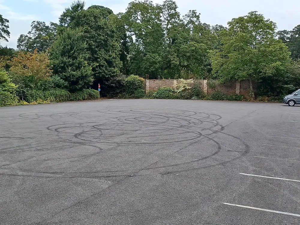 Anti-social drivers cause misery with ‘doughnuts’ in village car park
