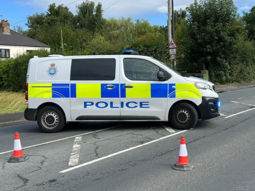 Car transporter involved in crash on York roundabout