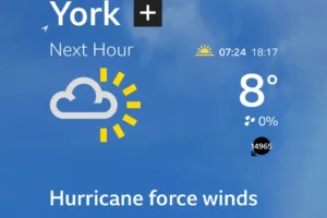 BBC forecasts hurricane for York – but don’t panic!