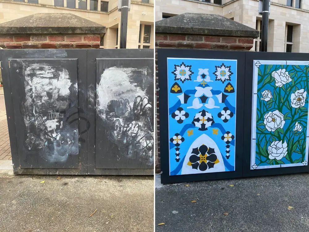 Students’ stunning street art transforms York gardens