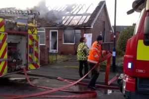 House fire breaks out in Haxby