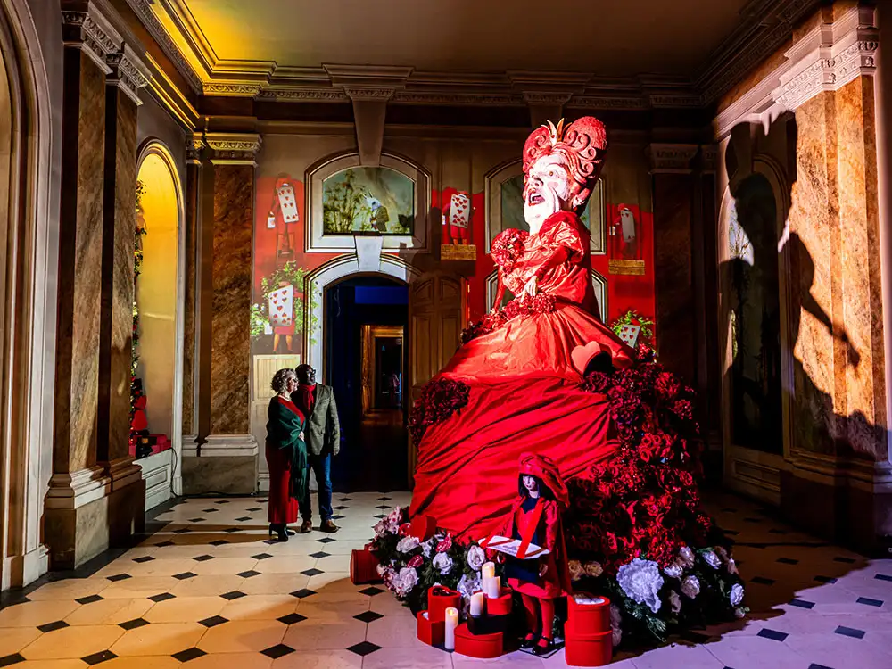 Alice’s Wonderland arrives at Castle Howard creating stunning Christmas spectacle