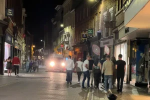 Man elbowed in face outside York bar