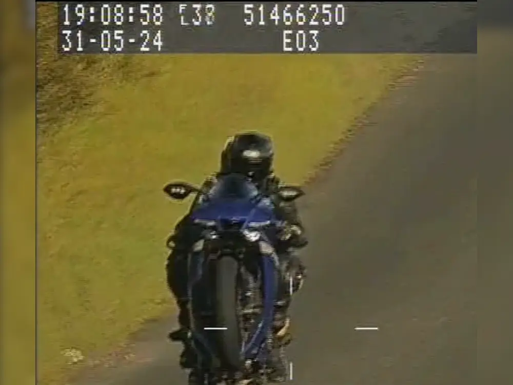Biker sentenced for pulling 111mph wheelie near Malton