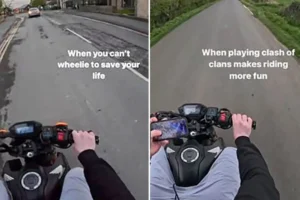 Biker banned for six months after sharing wheelie videos on Instagram