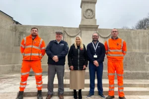 Pictures: York war memorial transformed by deep clean before Remembrance Sunday