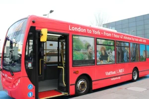 York unveils Heathrow Airport bus – showcasing city to incoming tourists