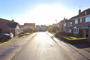 Suspect throws burning bottle at house near Selby