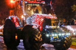 Festive North Yorkshire tractor run raises over £5000 for local charity