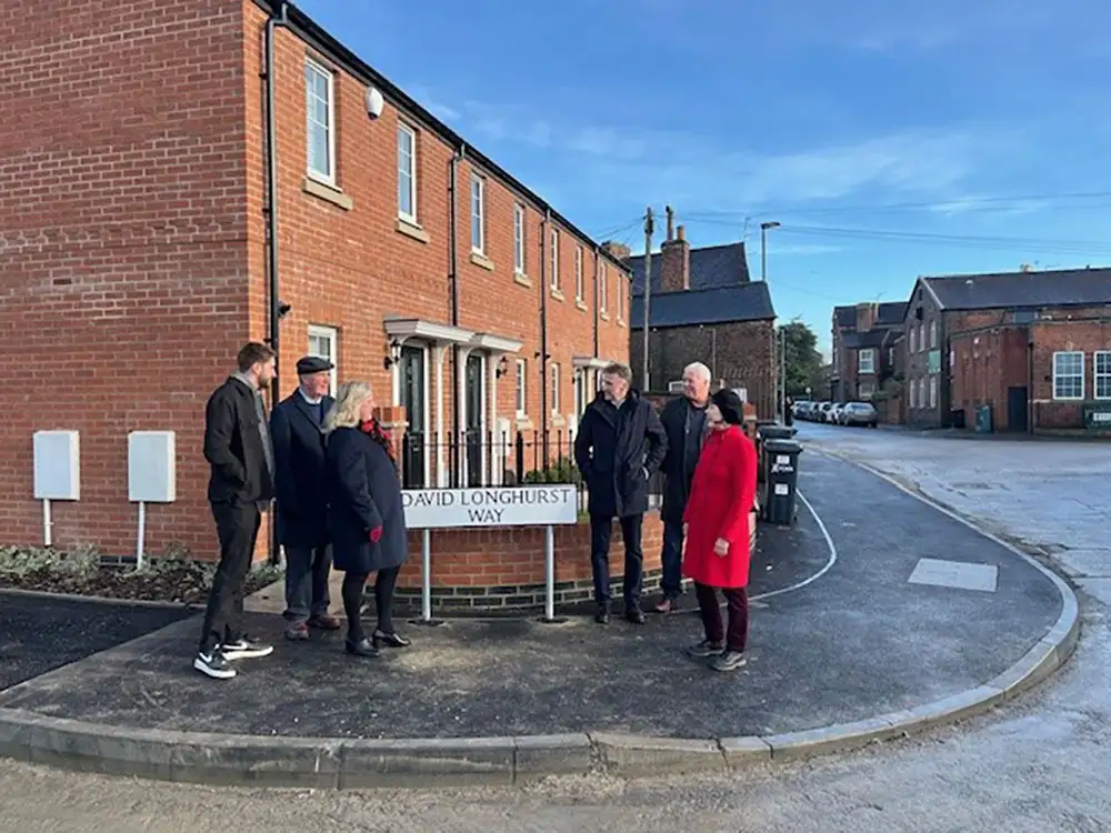 Family unveil street named after York City star who died during game
