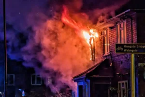 Updated: Fire rips through York home