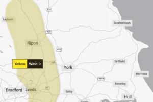 Yellow weather warning for wind affects parts of North Yorkshire