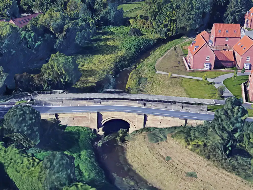 Driver leaves scene after crash on York bridge