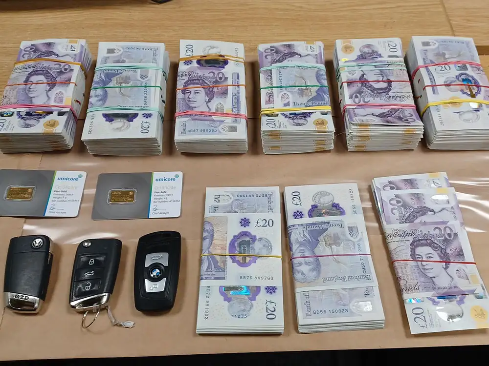 Police seize £60K in cash and gold bars as part of York drugs bust