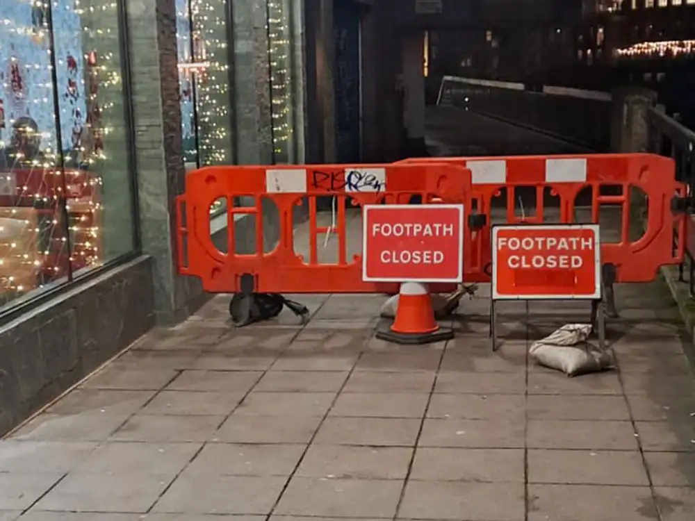 York footway closed due to ‘structural damage’