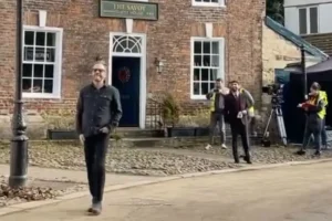 Watch: Movie star Kiefer Sutherland spotted filming in North Yorkshire
