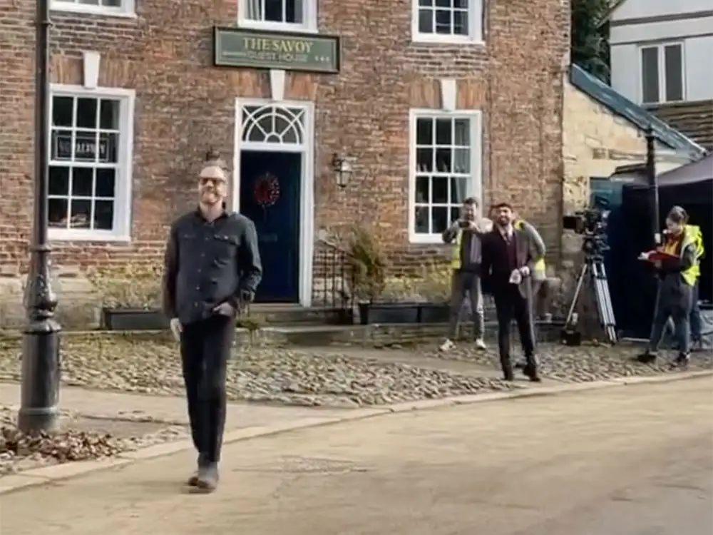 Watch: Movie star Kiefer Sutherland spotted filming in North Yorkshire