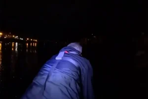 Watch: Narrowboat couple narrowly avoid sinking after rare journey in York