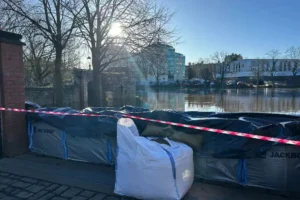 Sandbags brought in after York floodgate fails