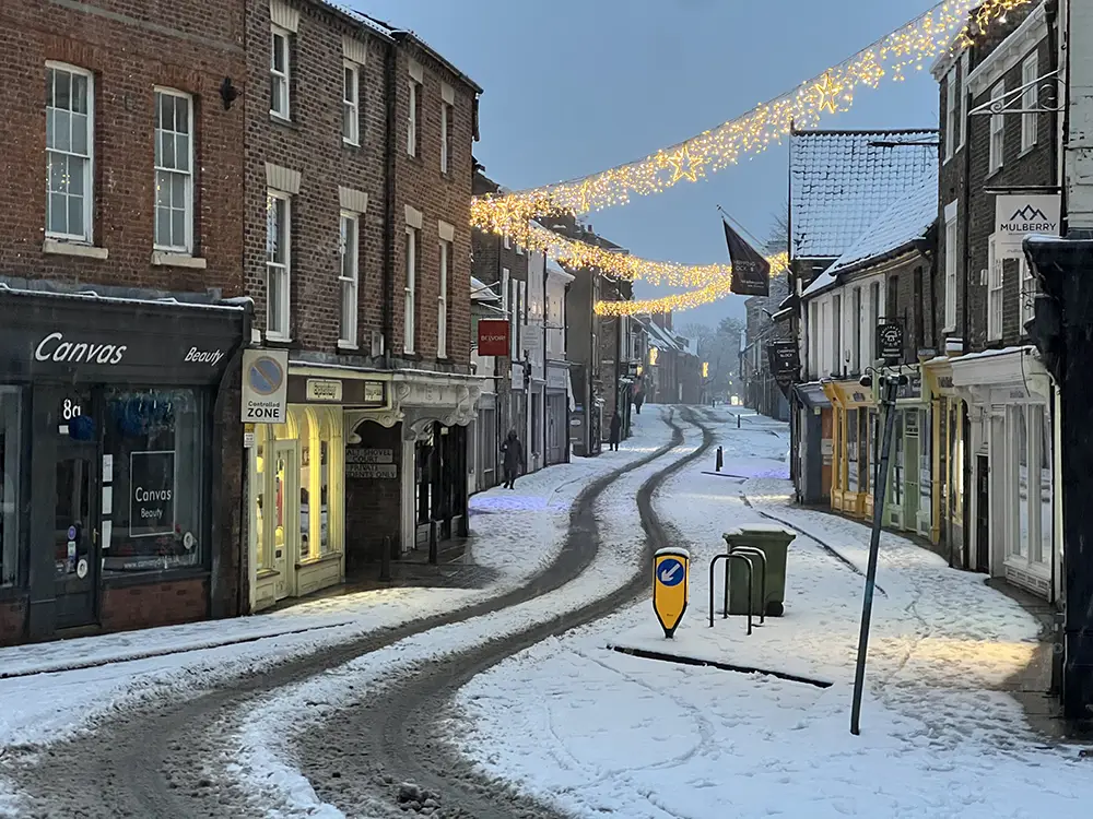 Snow and ice warning issued for York and North Yorkshire