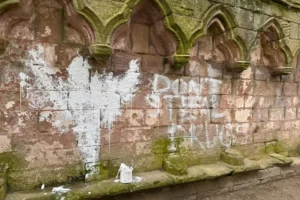 Man arrested over Fountains Abbey vandalism