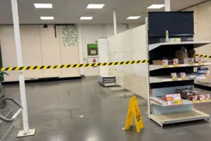 Pictures: Shelves empty on closing day of North Yorkshire store