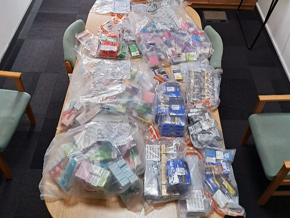 Stash of illegal cigarettes and vapes seized from York shop