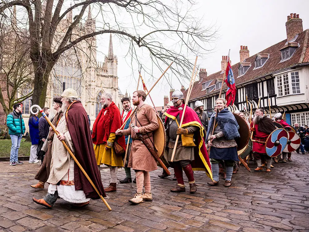 Jorvik Viking Festival gets underway, with battles, light shows and a week of poo