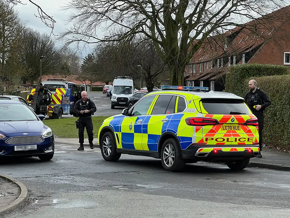 Man arrested after police chase ends with car crashing on quiet York street