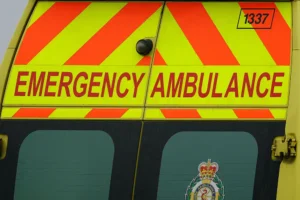 Vehicles end up on their roof and side in crash which blocked North Yorkshire road