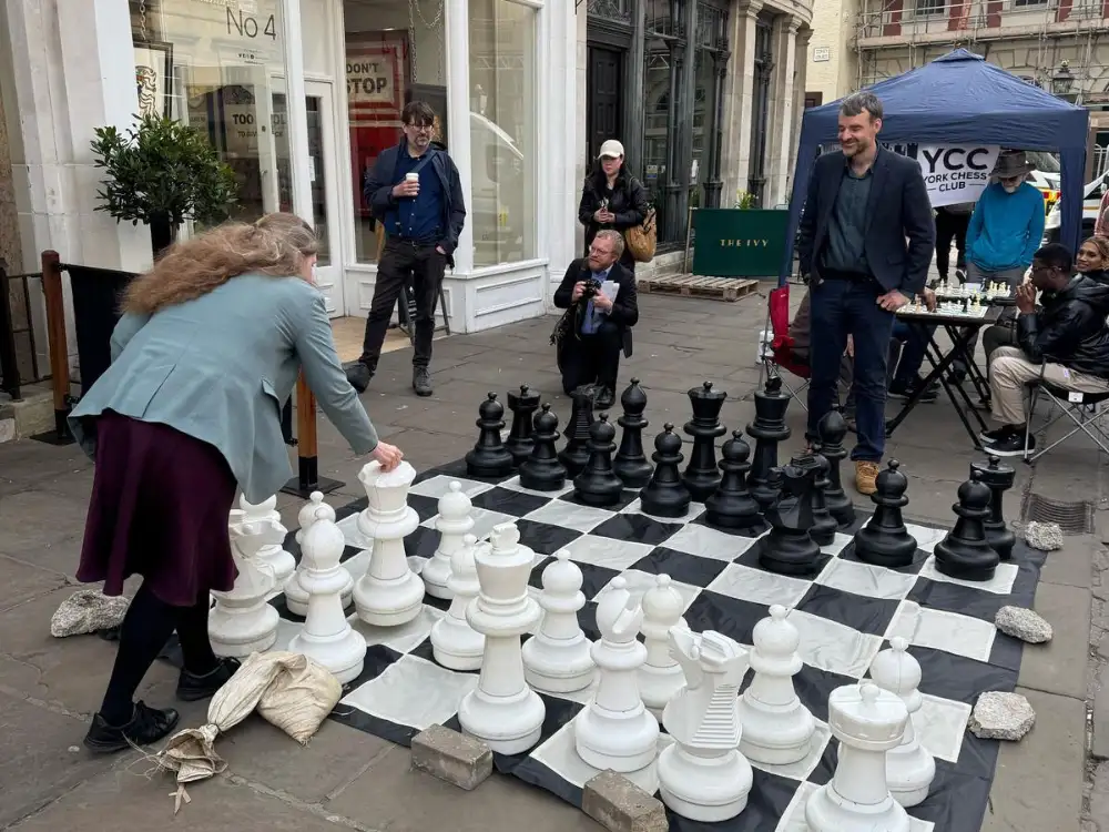 York MP takes on British chess champion as part of international tournament