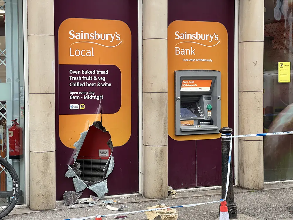 Man arrested after attempted raid leaves hole in York supermarket