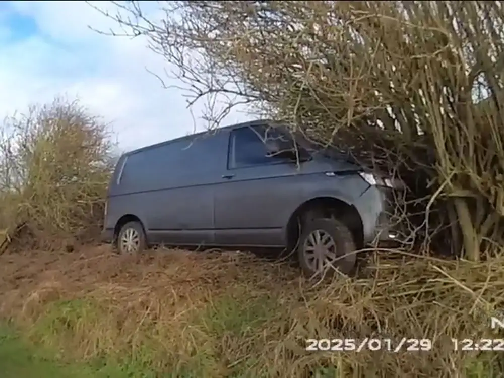 Man who crashed his van after 100mph chase along coast roads jailed
