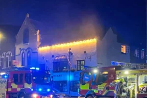 One person taken to hospital after fire in flat above York pub