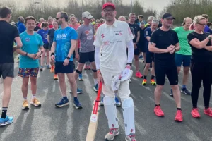 Pocklington dad gears up for six running events – all wearing cricket kit