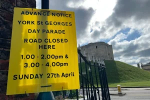 Here are all the road closures in York for the St George’s Parade this weekend
