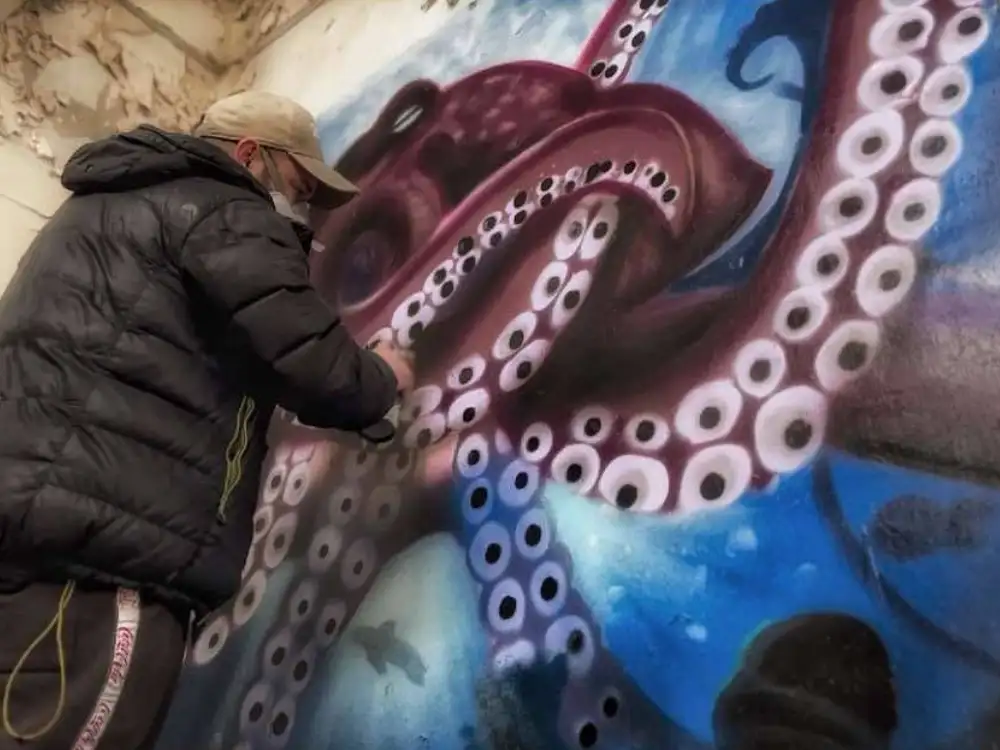York artist hopes to transform city centre wall into vibrant mural