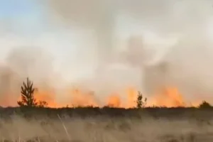 Video and pix: Major fire at Strensall Common – People urged to avoid the area