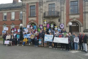 ‘Shame on you’: Parents protest as council backs controversial school transport change