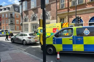 Updated: Pedestrian taken to hospital after collision on York road