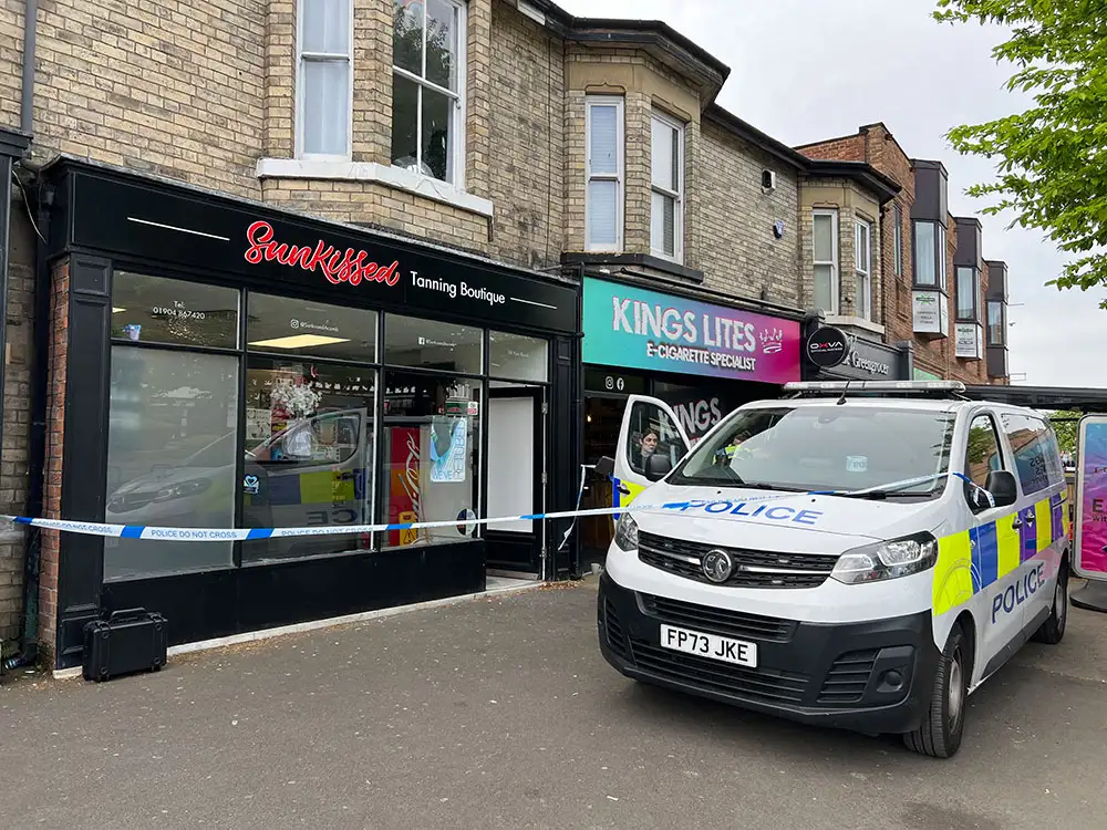 Updated: Police investigate raid at York tanning salon