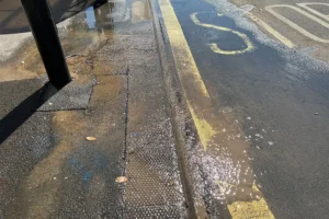 Another leak breaks out on York road – just yards from recent water mains burst
