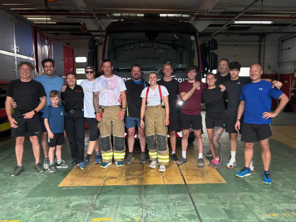 Firefighters complete epic North Yorkshire challenge in support of two charities