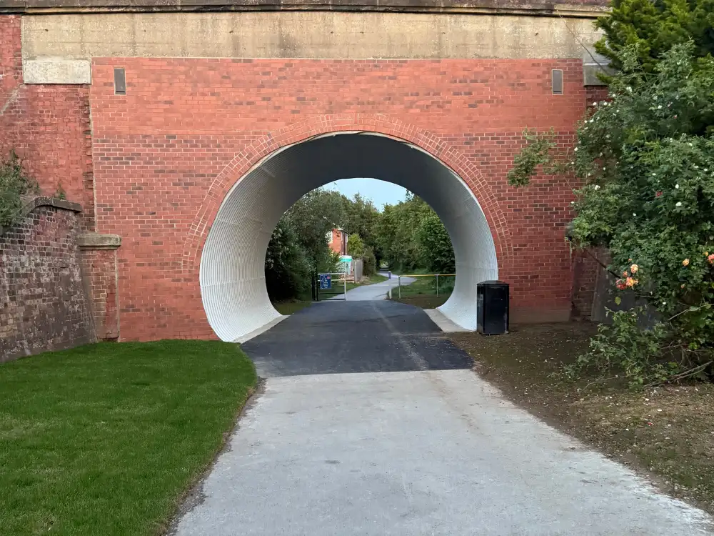 York cycle track underpass reopens