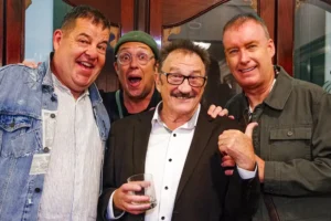 Two comedy icons were in the audience for play’s opening night in York