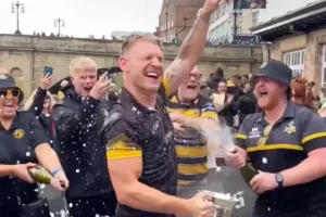York Knights celebrate magnificent cup win with trophy parade