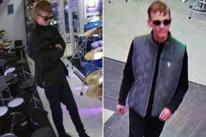 Man keeps stealing cymbals from York music store