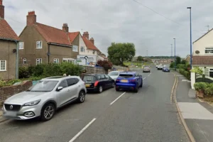 Car and mobility scooter crash in Filey