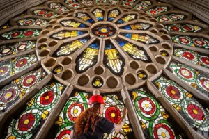 Experts review York Minster Rose Window repairs 41 years after blaze